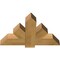 Ekena Millwork Kennewick Rough Sawn Timber Gable Bracket, Western Red Cedar, 36"W x 23"H x 4"D x 6"F, 15/12 Pitch GBW036X23X0406KEN00RWR - alternate 5